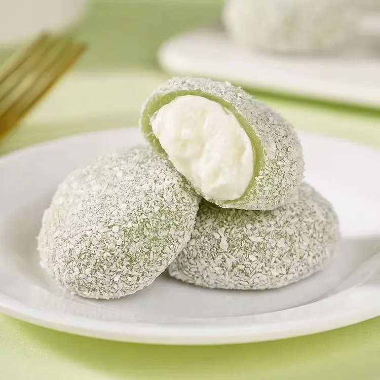 量大储备美味队50枚糯叽叽芋泥/榴莲/牛油果夹心牛奶泡芙雪媚娘