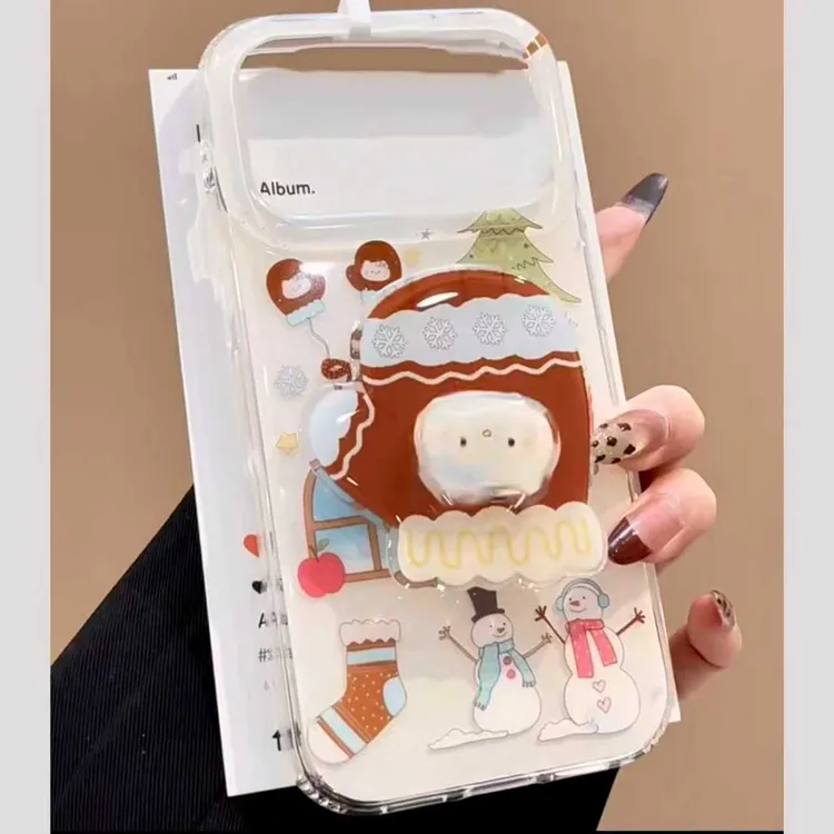 圣诞雪人适用苹果iphone17/16软壳OPPO荣耀华为小米vivo手机