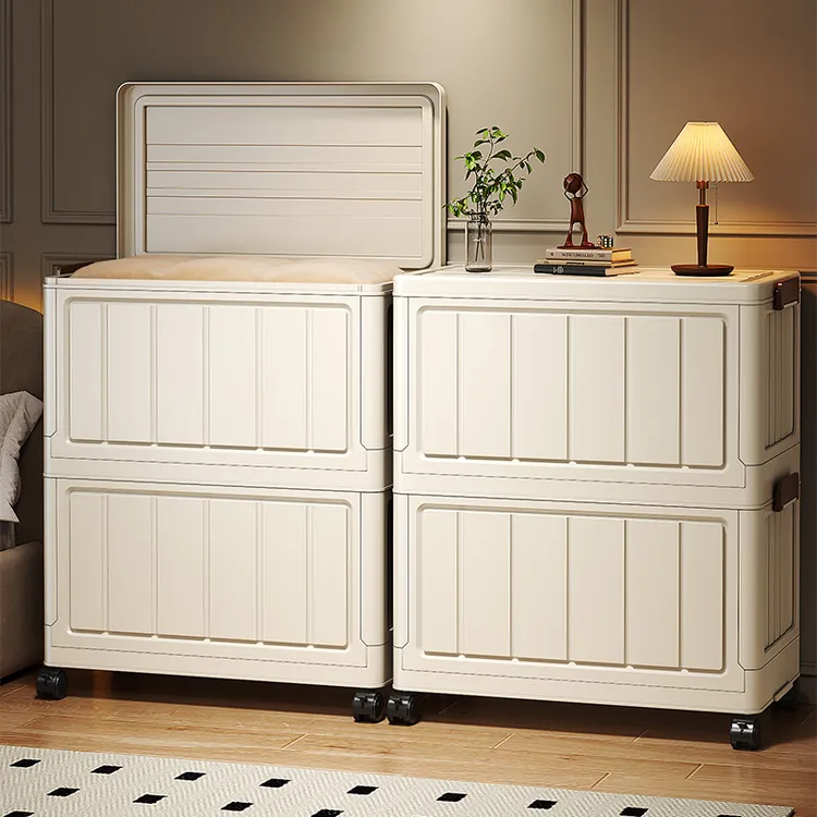 衣服收纳柜免安装可折叠卧室衣物被子收纳箱大容量翻盖整理储物柜