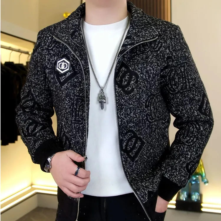【阿东男装】99005男士冬季时尚潮流百搭舒适时尚高品质加厚外套