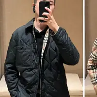 男女同款全身双面绗绣夹克棉服外套