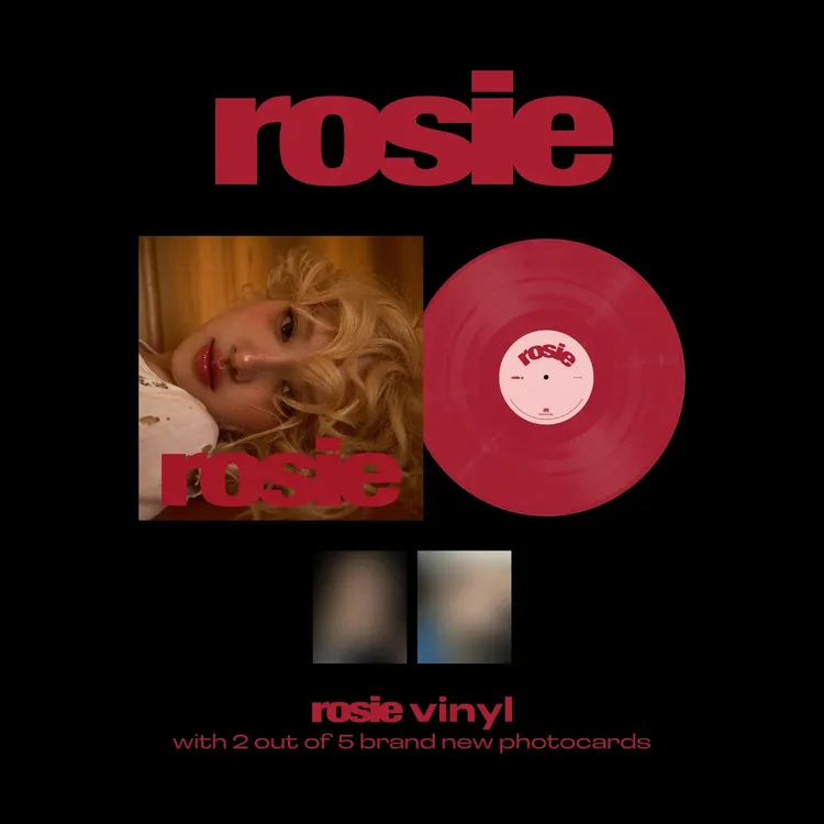 BLACKPINKrosie ruby红胶 正规二LP粉胶 全新未拆现货加厚包装
