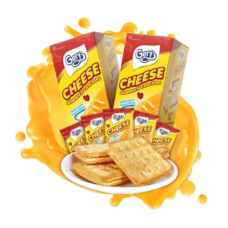 GERY芝莉夹心饼干奶酪味休闲零食印尼进口奶酪味夹心饼干