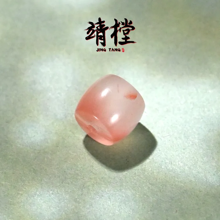 8/10/12MM天然冰飘直切桶珠散珠文玩手串手链DIY配饰配珠腰珠单珠