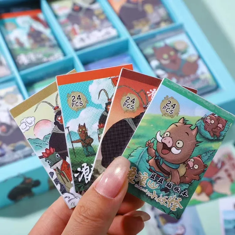 浪浪山迷你创意ins小妖怪手帐贴纸迷你口袋豆豆本趣味DIY儿童玩具