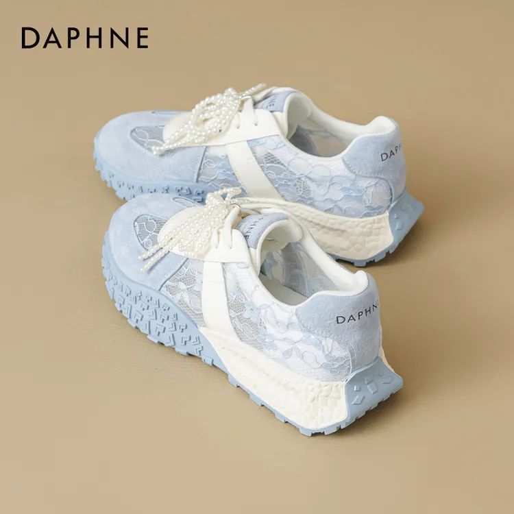 Daphne/达芙妮德训鞋女款爆款2025新款明星同款运动鞋网红休闲鞋