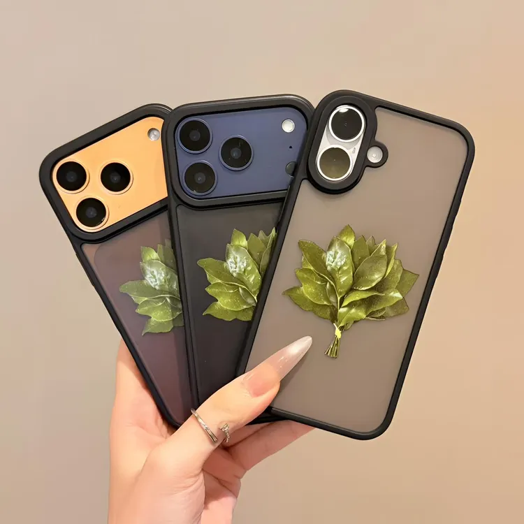 去晦气柚子叶适用iPhone17/15/14/13promax手机壳12/11防摔
