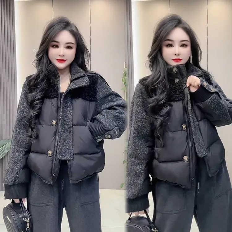 2025秋冬新款时尚显瘦气质网红高档洋气女高级百搭宽松大码外套潮