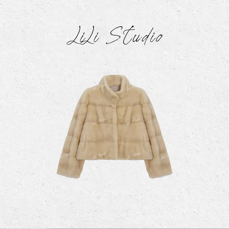 PCNY丨不理理「绒色奢章」进口水貂皮毛一体贵妇感高奢皮草外套