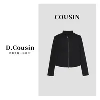 D.cousin 【韩系蕾丝假两件】立领显瘦拼接蕾丝假两件上衣  26989