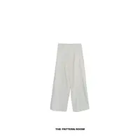 The pattern room | 新复古主义秩序条绒低胯直筒裤