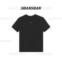 【SANSAN】黑色极简小标短袖DY-5313