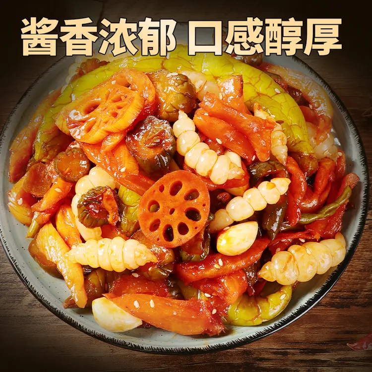 【拍一发三】店长主推款 酱八宝咸菜什锦菜解腻开胃开袋即食下饭菜