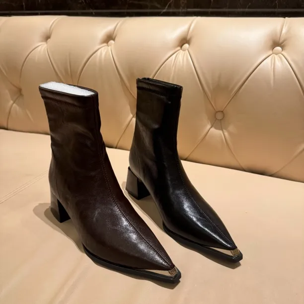 (新)95-21时装靴靴复古欧若智性风城市风沙丘废土风