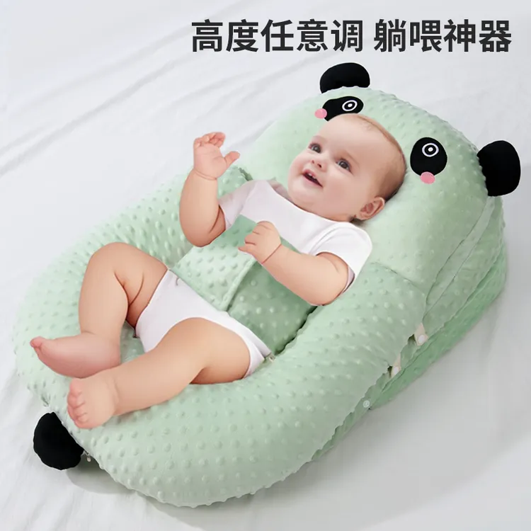 婴儿防吐奶斜坡枕头新生儿防反流呛奶垫子宝宝防呛奶枕头斜坡床垫