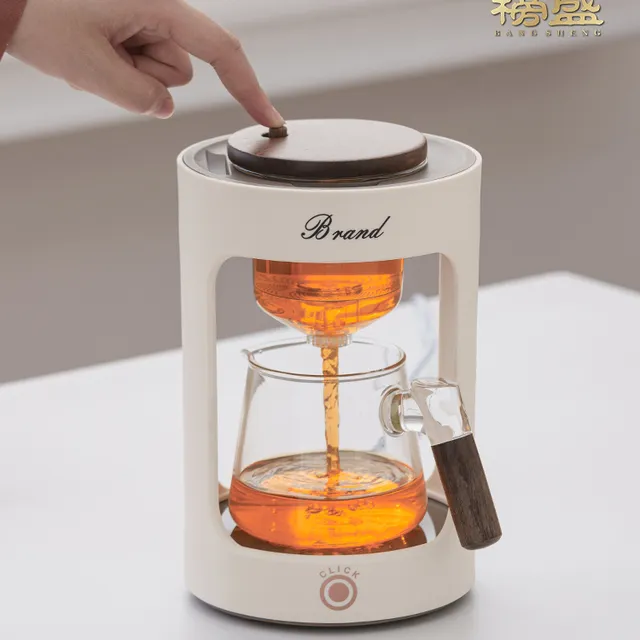 榜盛智能保温自动泡茶壶玻璃茶壶家用办公室懒人泡茶功夫茶具套装