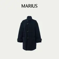 MARIUS’帕丁顿熊‘经典泰迪中长外套