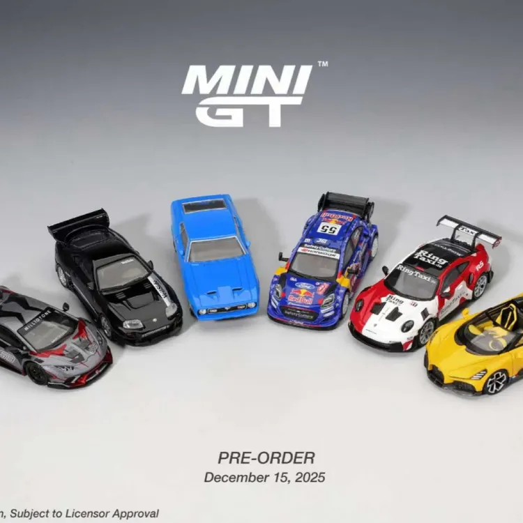 「预售」MINIGT 1:64合金汽车模型（12.15）