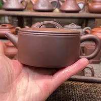 紫砂茶壶宜兴原矿紫砂手工制220