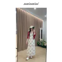 奈奈妮【花海】碎花吊带裙女2025小个子夏季新款气质显瘦25072