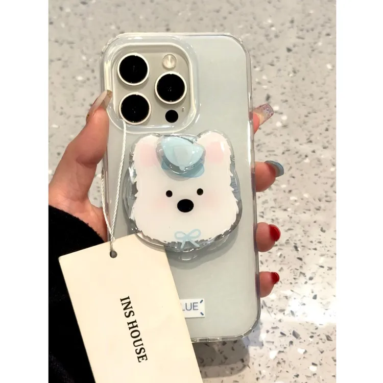 旋转西高地支架适用iPhone16promax苹果15pro手机壳14新款13