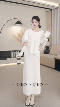 【晨晨专属】2025秋冬新款设计感泡泡袖法式慵懒风毛衣女针织上衣