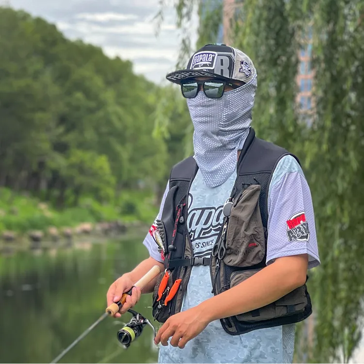 透气网眼多功能轻便多口袋大容量户外钓鱼路亚马甲