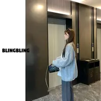 唐不灵微胖《晚风梦境》大码显瘦毛衣开衫秋款百搭外套