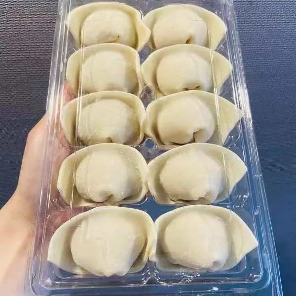饺子打包盒一次性生水饺冷冻专用馄饨速冻外卖食品级透明盒子分格