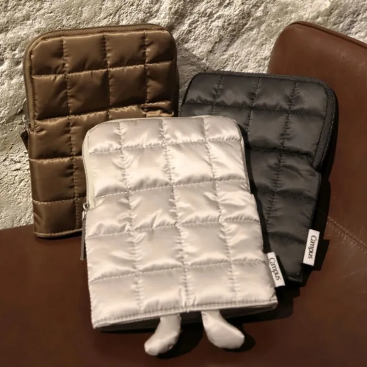 国誉Campus被子笔袋站立式大学生高颜值竖翻笔袋简约初中学生文具