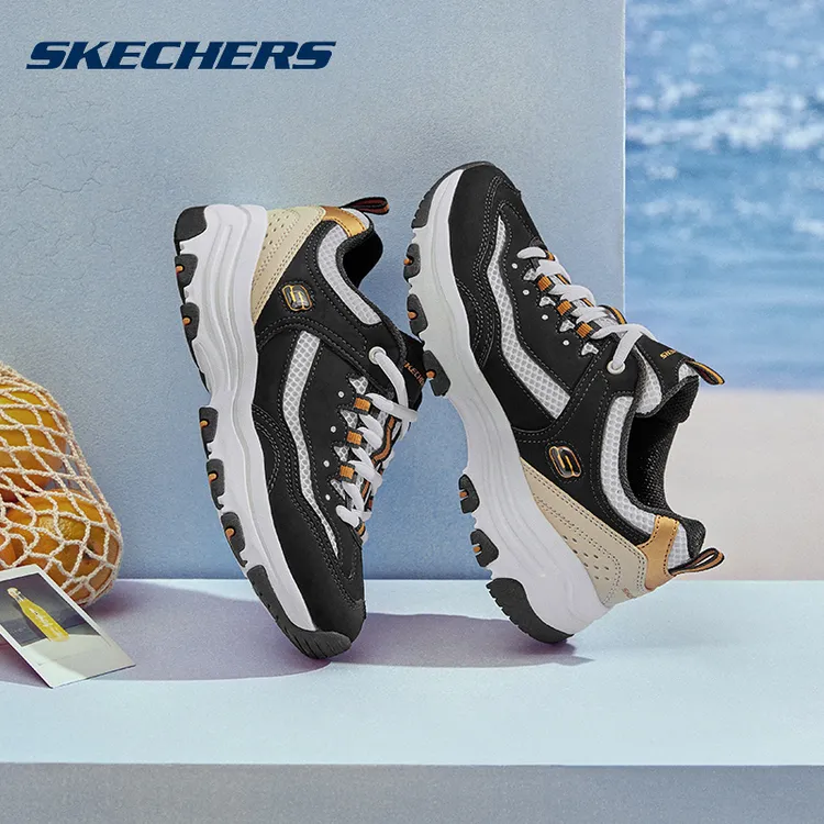 【小熊猫】斯凯奇女子厚底老爹鞋缓震熊猫鞋冬季复古轻便运动休闲鞋