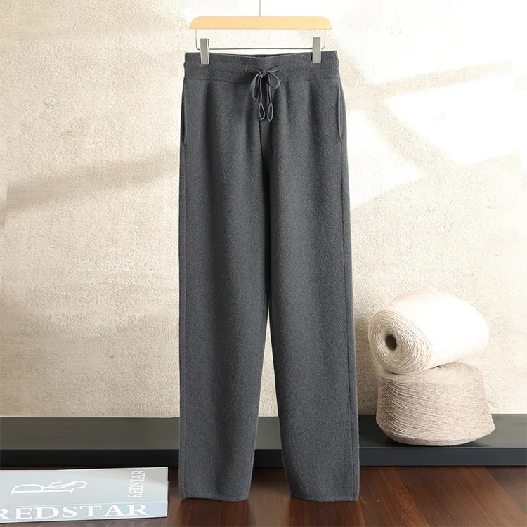 【四平加厚羊绒裤子】100%山羊绒裤休闲百搭柔软舒适休闲羊绒裤X152