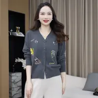 【海底世界】小众刺绣设计减龄针织开衫