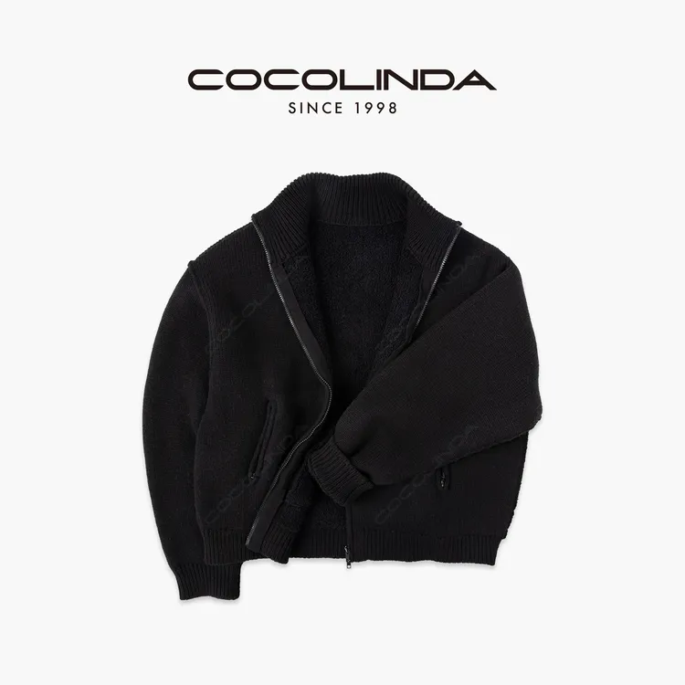 COCOLINDA | “冬日氛围” 小巴风3针【双面双织】高领保暖卫衣S5641