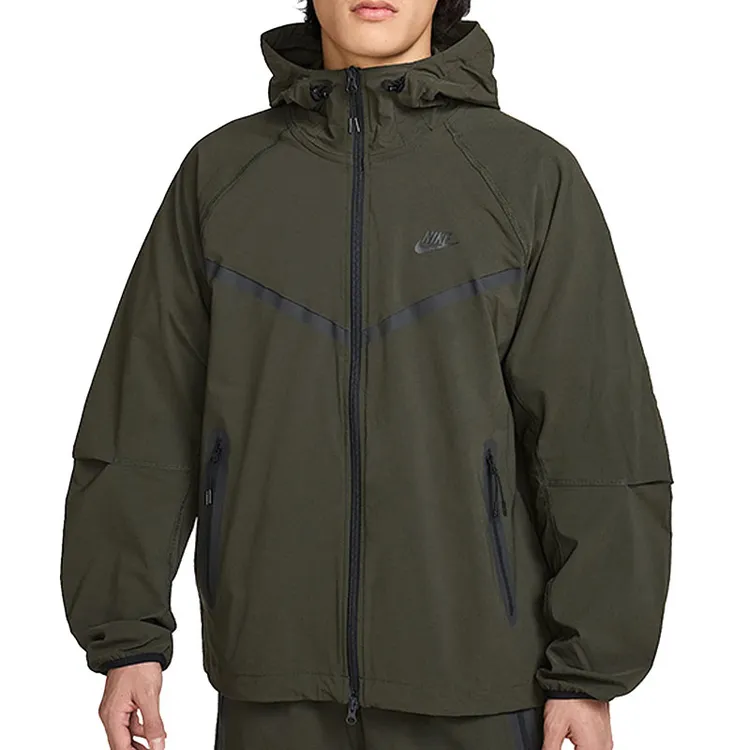 NIKE耐克男子AS M NK TCH WVN WR FZ JKT梭织连帽外套HM7152-355