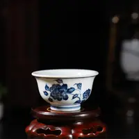 【钟家窑】牡丹小压手杯单杯