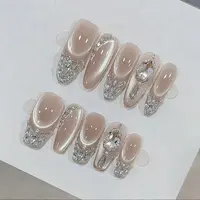 【银河梦境】时尚清新纯欲高级感成品美甲穿戴式手工穿戴甲