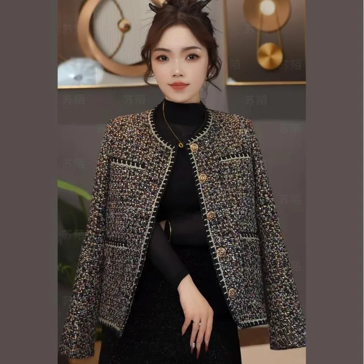 上衣小香风气质短款