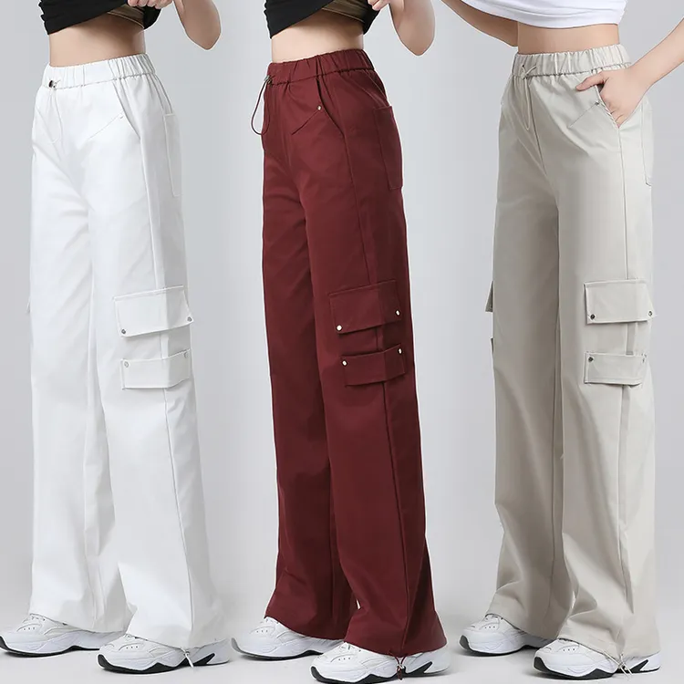 中老年女士广场舞裤夏季薄款团队舞蹈健身运动裤鬼步曳步舞工装裤