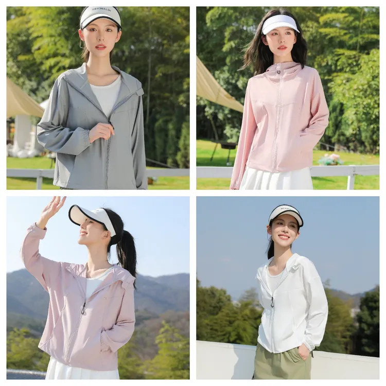 【秋季薄外套】情侣款防晒衣女休闲薄春秋外套户外防晒衣女款外穿
