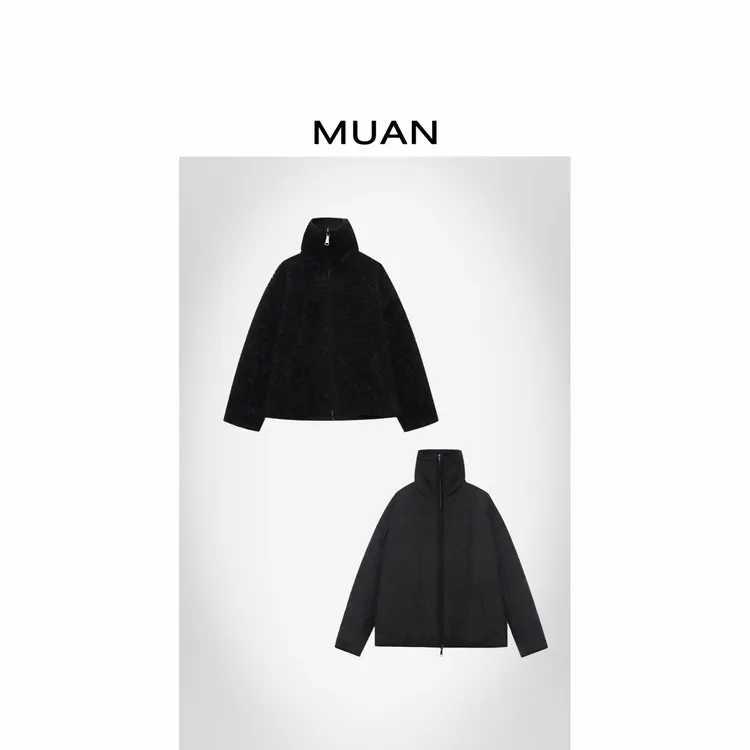 木岸MUAN：《奥地利棉服》定制百搭1066克两面穿长袖外套女D-JD-8392