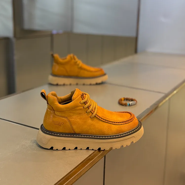 男鞋秋季新款单棉同款加绒保暖棉鞋复古潮鞋男士休闲鞋国潮网红鞋