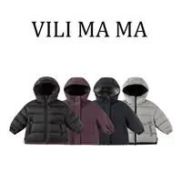 vilimama2025秋冬男童【双面穿羽绒服】连帽羽绒冲锋衣外套D55089