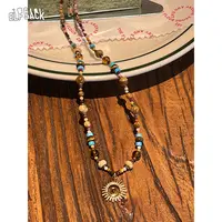 妖精的口袋波西米亚度假风项链女2025年夏季新款民族风轻奢锁骨链