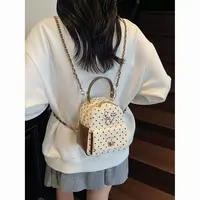 【粉丝专享】日常小背包2025新款女小众波点双肩包