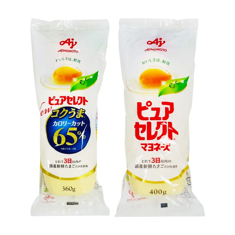 日本原装进口味之素蛋黄酱360g沙拉酱美乃滋蛋黄酱蔬菜水果色拉酱