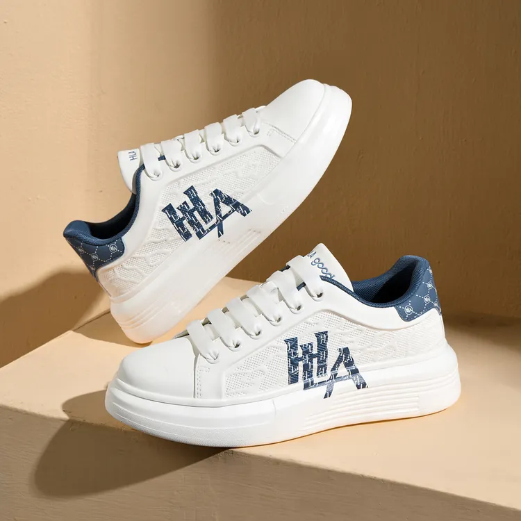 HLA/海澜之家男鞋秋冬新款运动鞋休闲板鞋厚底增高软底小白鞋潮鞋