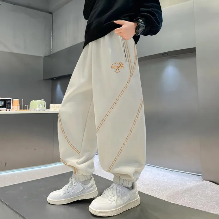 男童秋季休闲运动裤2025新款儿童帅气儿童春秋装宽松百搭运动裤潮