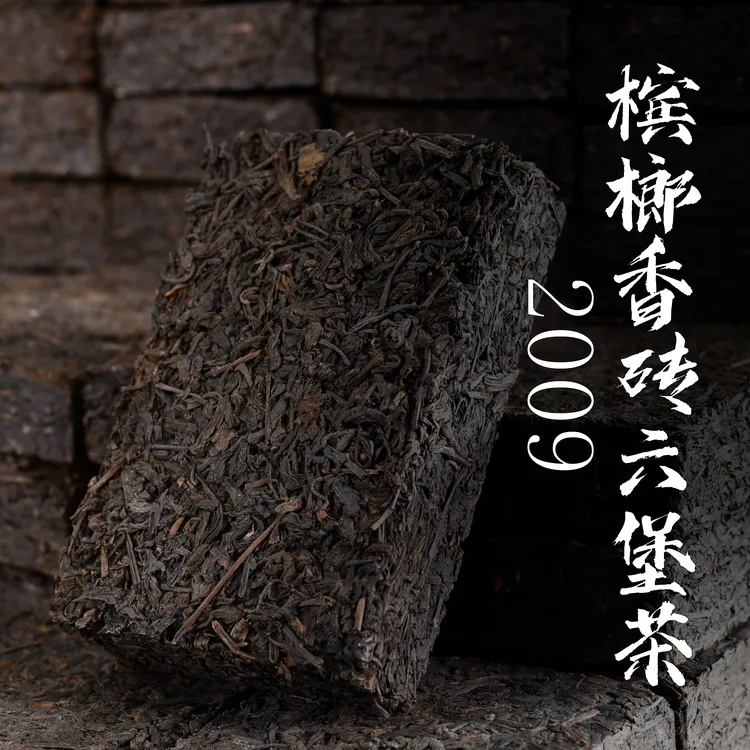【2009系列】十五·槟郎香砖 一级六堡茶 广西陈伯 梧州仓