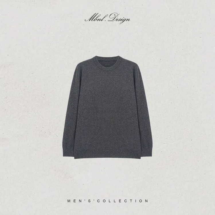 MBNL-F「康赛妮」秦磊男装310g100山羊绒14针软糯毛衣LL-WSY1303